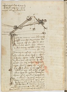 Código sobre el vuelo de los pájaros, c. 1505-06, manuscrito en papel, cc. 18, hoja 16 verso